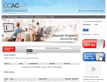 Tablet Screenshot of empleos.argcancham.com.ar
